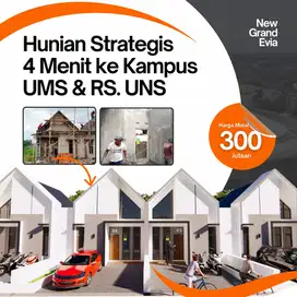 Jual Rumah elite di kartasura dekat kota solo dan Rs ortopedi Shm