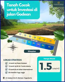 Dijual Tanah Murah di Godean Investasi Properti Terbaik