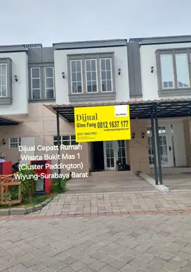 Dijual Baru Gress Wisata Bukit Mas-1 Wiyung-Surabaya Barat