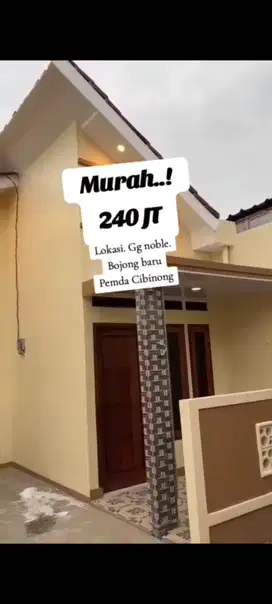 Rumah baru murah