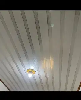 Plafon PVC terpasang