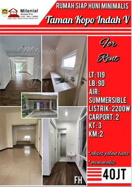Disewakan rumah siap huni di Taman Kopo INdah V