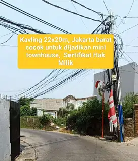 Kavling Duri Kepa, Dekat Tanjung Duren, Cocok Jadikan Mini Cluster
