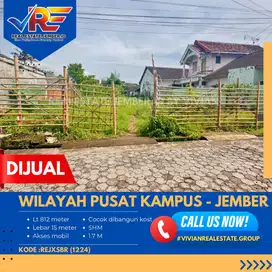 TANAH DEKAT DPR DAN KAMPUS MANDALA JEMBER
