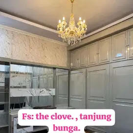 DIJUAL RUMAH CLUSTER THE CLOVE TANJUNG BUNGA TERMASUK PERABOT