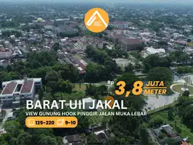 Jual Tanah Barat UII Jalan Kaliurang Akses Mudah Area Kos