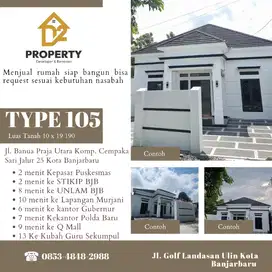 Rumah modern minimalis dekat Kantor Gubernur