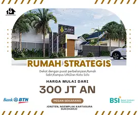 RUMAH SCANDINAVIAN STRATEGIS DEKAT DENGAN KAMPUS UIN DAN KOTA