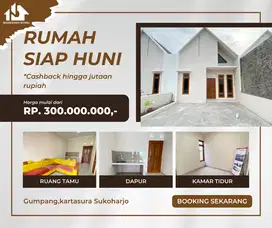 RUMAH MINIMALIS STRATEGIS DEKAT DENGAN KOTA SOLO