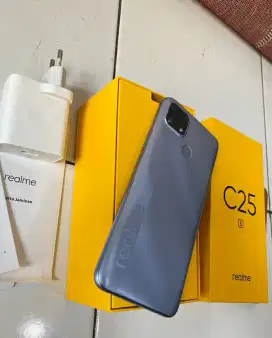 Realme C25s 4/128.Resmi fullset No minus