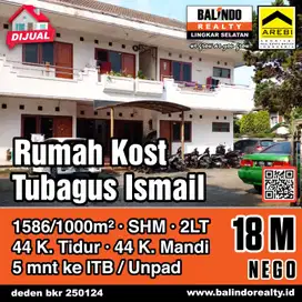 Kost Aktif Dago Bandung Kota, Dekat ITB, UNIKOM & Kampus Favorit Lain