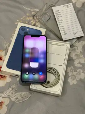 Dijual Iphone 13 Blue 256GB Resmi Ibox Mulus Lengkap