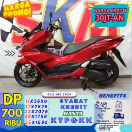 ( promo dp:700 pcx 160 thn 2024 syarat kk dan ktp) cash credit