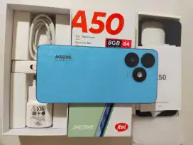 Itel A50 Ram 3+5/64 Second Resmi Original