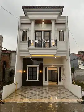 Jual rumah cluster keren bebasan banjir dekat stasiun Tanjung barat