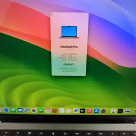 Macbook M2 Pro 14 inch Ram 16 Ssd 512 layar 14 inch lengkap full set