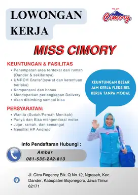 Lowongan Kerja Wanita Usia 25 - 45 tahun