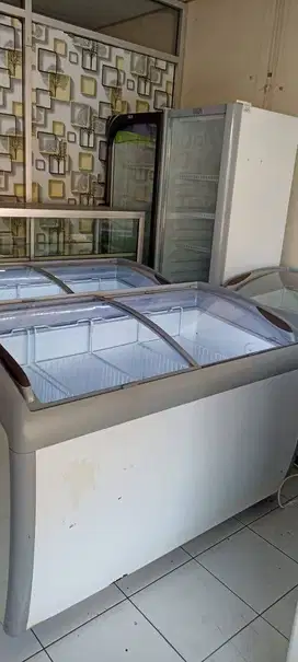 Freezer Box GEA 360L Sliding Glass Es Krim Frozen