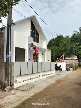 DIJUAL RUMAH MINIMALIS BANGUNAN BARU STRATEGIS PINGGIR JALAN DESA