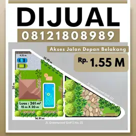 Araya Greenwood Golf Dekat Djati Lounge Samping Taman Jarang Ada
