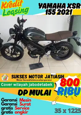 YAMAHA XSR 155 HIJAU 2021 bisa cash dan kredit