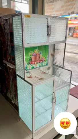Jual lemari makan baru