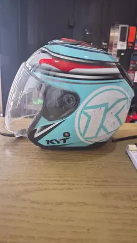 Helm KYT kyoto Aqua marine