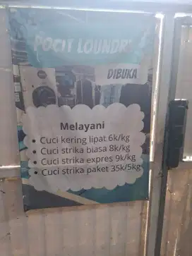 Lowongan kerja loundry dan kost