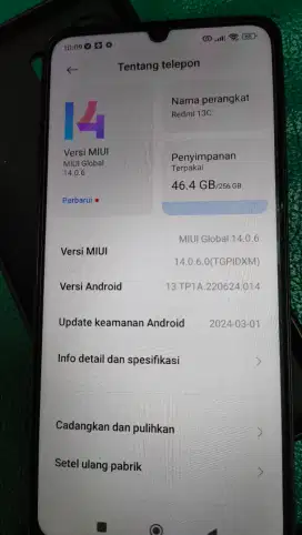 REDMI 13C RAM 12GB (8+4)