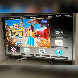 Led TV Panasonic 49 inch Normal Mulus Gress No Minus No Kendala