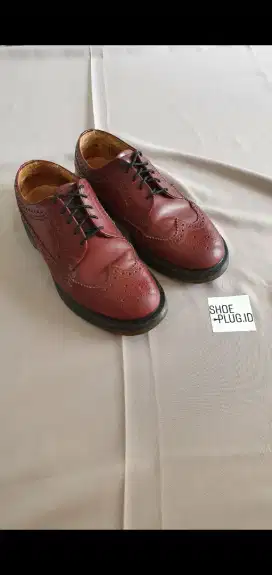 dr martens red boots shoes size 41 original / sepatu kulit drmartens