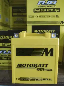 Aki Motor Motobatt Original | Semua Jenis Motor • Kuat • Bergaransi