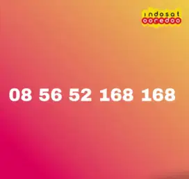 NOMOR CANTIK INDOSAT OOREDO ANGKA HOKI DOUBLE 168