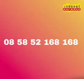 NOMOR CANTIK INDOSAT OOREDO ANGKA HOKI DOUBLE 168