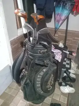 Alat golf lengkap plus stik dan bola