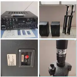 paket sound system amplifier dan speaker