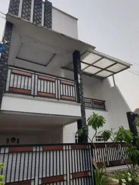 Disewa rumah full furnished tingkat dipondok ungu