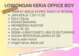 Lowongan office boy