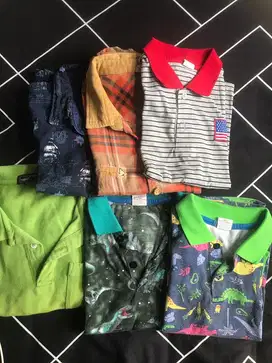 Preloved Baju anak laki umur 4 sampe 7thn