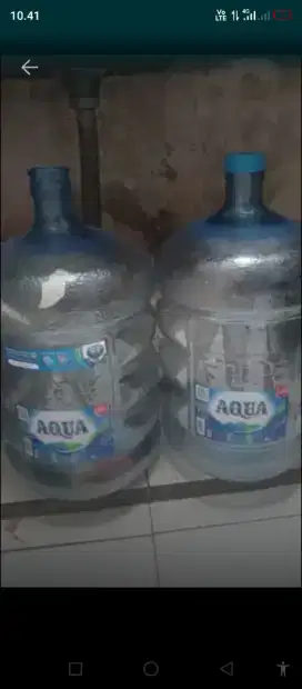 JUAL GALON KOSONG MERK AQUA 4 GALON