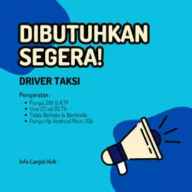 Lowongan kerja driver