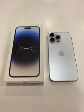 iPhone 14 Pro Max 256GB Silver Ex Singapura Fullset Mulus