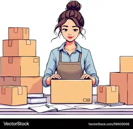 Dicari Admin packing dan live