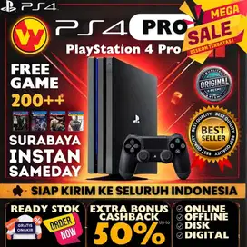 PS4 PRO ORIGINAL - FW 11.00 2TB 2000GB Ready Stok di Wijaya Surabaya