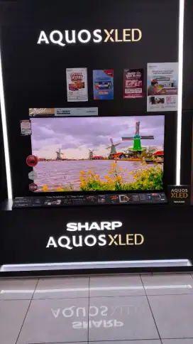 Ready AquosXLED Android TV  Sharp ukuran 60 ada promo cashback