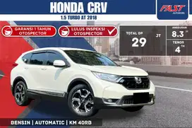 HONDA CRV 1.5 TURBO NON PRESTIGE 2018 LOW KM.40RB PAJAK PANJANG #F2ST