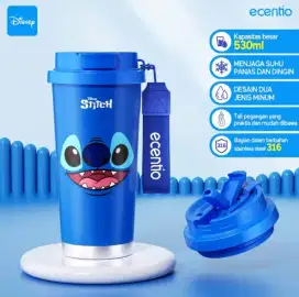 Ecentio Tumbler Stitch Tahan Panas & Dingin Stainless 316 Kap 530ml