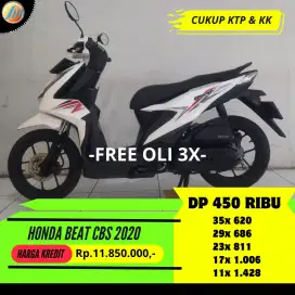 JUAL CEPAT HONDA BEAT CBS 2020 CASH KREDIT SEKEN BERGARANSI PAJAK ON