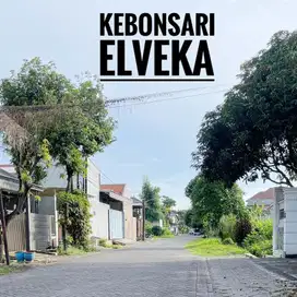 Tnh SHM (200m2) di Kebonsari Elveka Gayungsari