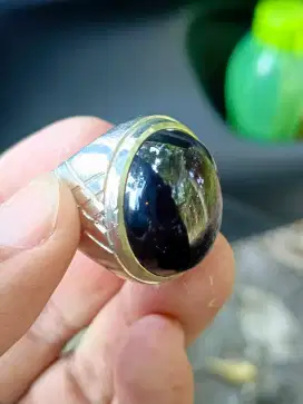 Cincin batu yaman wulung/kecubung api